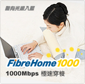 �������֤J�� FibreHome1000 1000Mbps ���t���