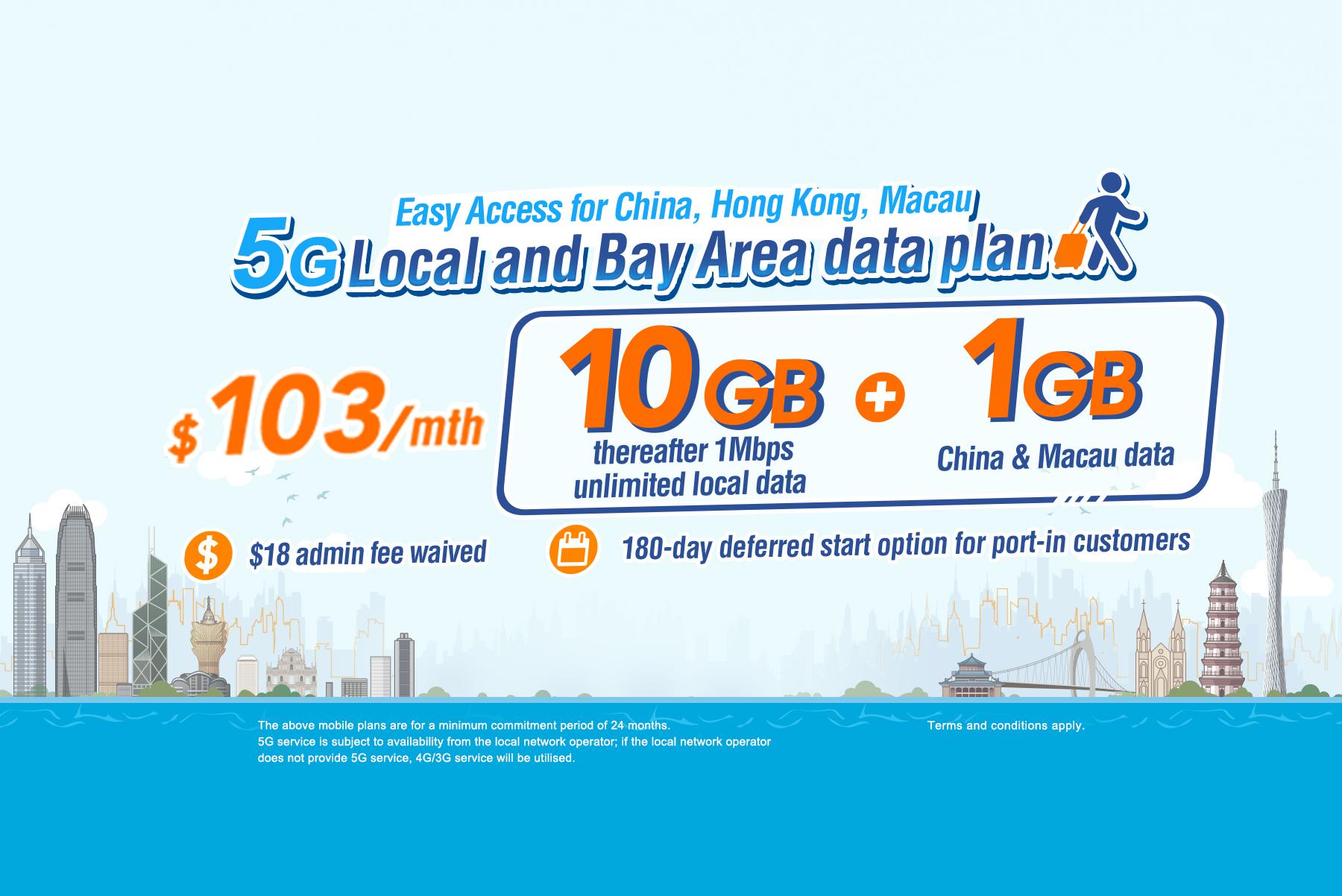 HKBN Launches Cross-border 5G Local + 1GB GBA Data Plans Disruptive Mobile Service Plans Start from HK$103/mth