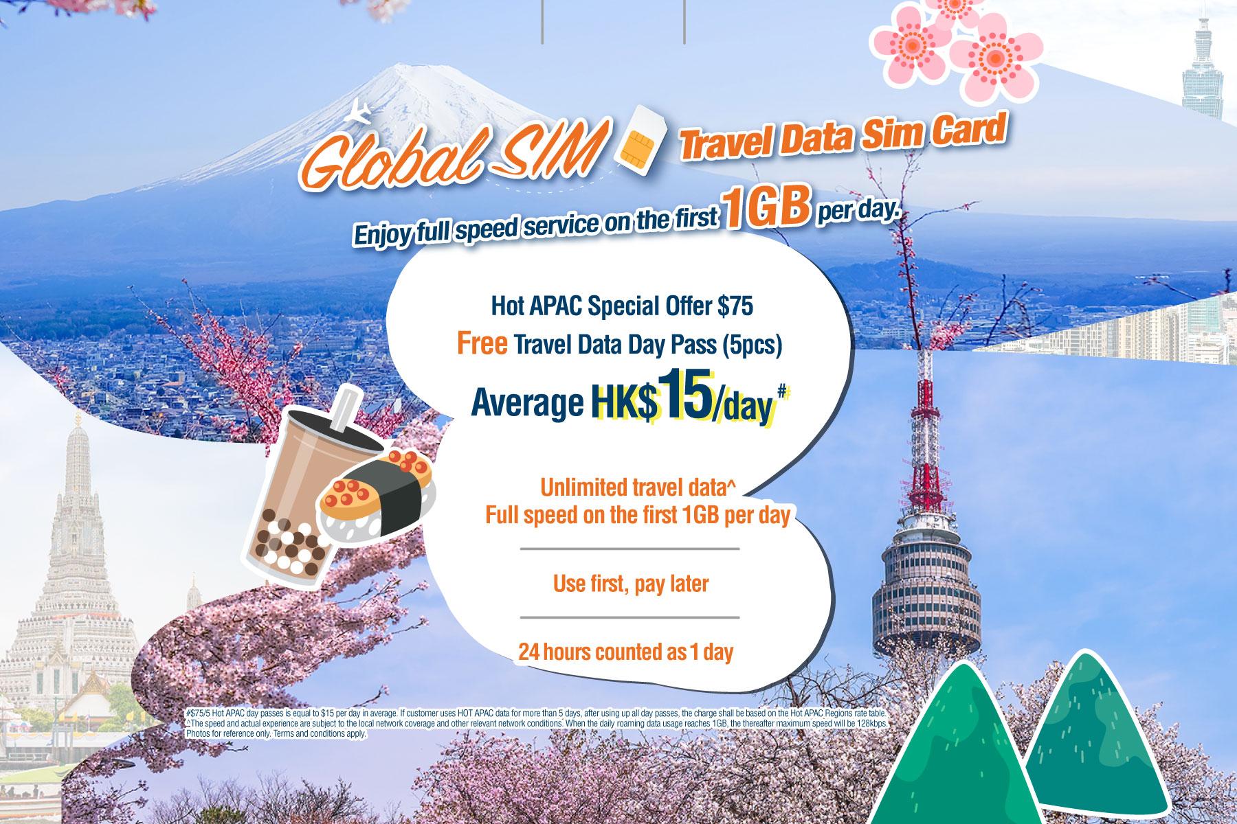 HKBN Launches Game Changer Post-paid Global SIM Unbelievable Value with Unlimited + Full-speed Data on First 1GB/Day